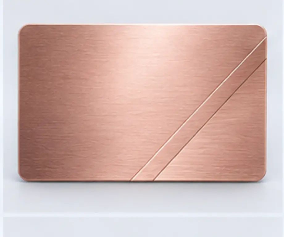 Rose gold kártya