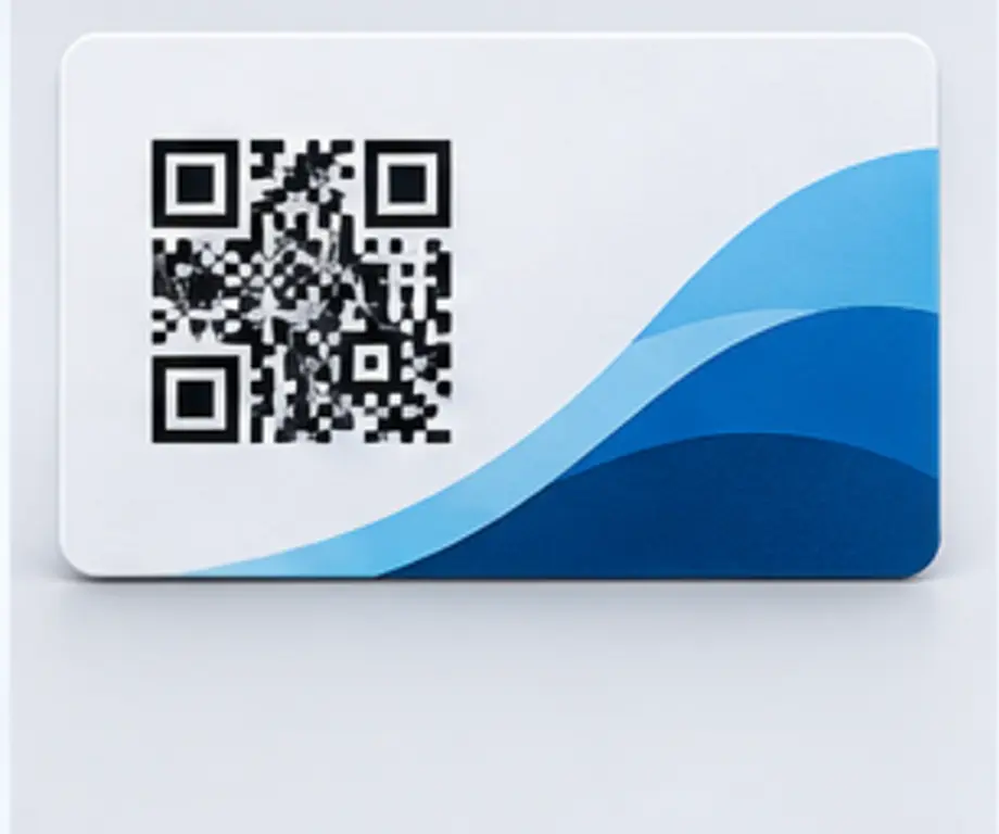 Digitális névjegykártya QR-kóddal